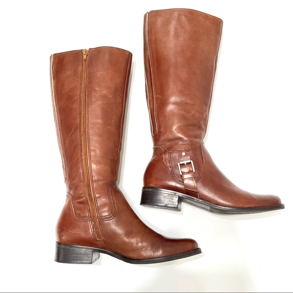 Mattise Fox Trot Knee-High Brown Leather Size 7M - Picture 5 of 10
